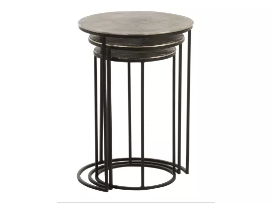 Lot de 3 Tables Gigognes Design 