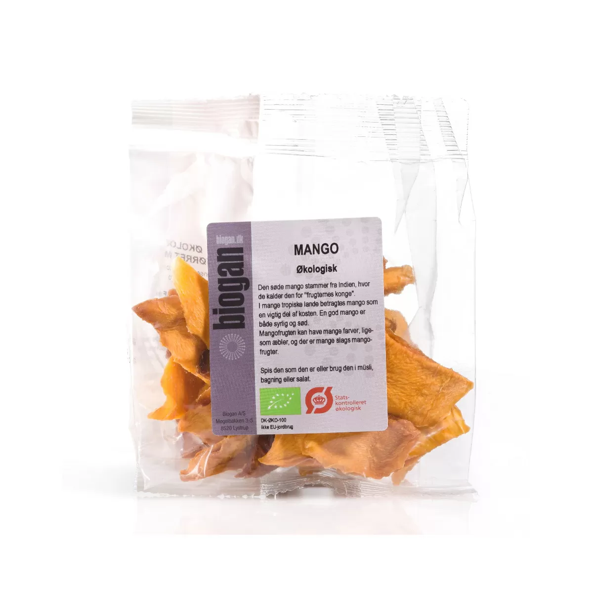 Biogan Mango tørret Ø - 75 g