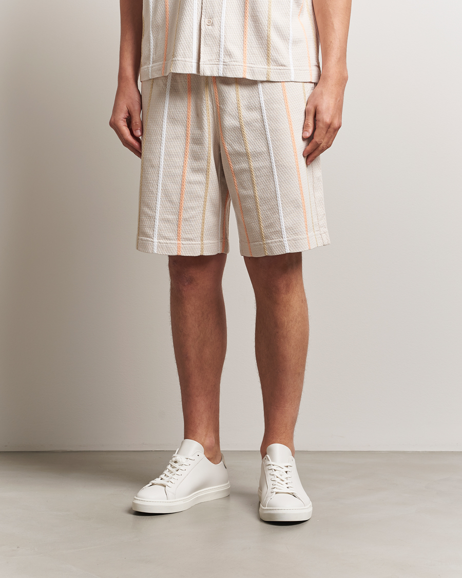 J.Lindeberg Simon Stripe Shorts Moonbeam
