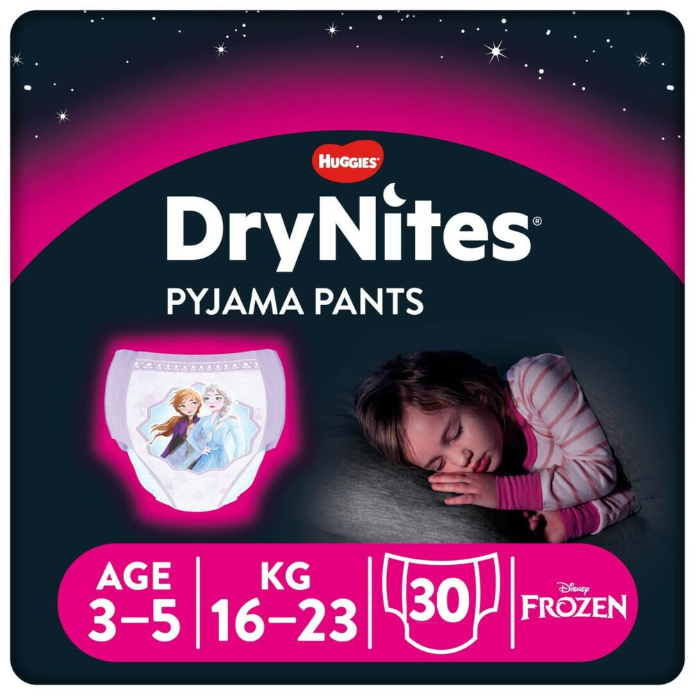 3x DryNites Absorberende Luierbroekjes Girl 3-5 jaar10 stuks