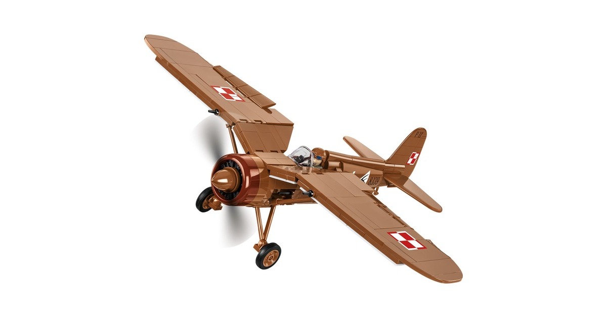 COBIHistorical Collection - PZL P.11c Constructiespeelgoed  (Schaal 1:32)