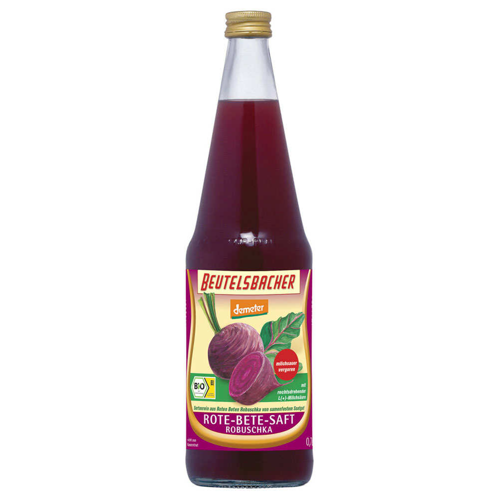Jus de betterave rouge bio lacto-fermenté