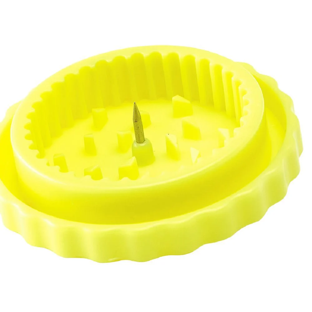 Coupe légume spiralizer en inox et plastique vert