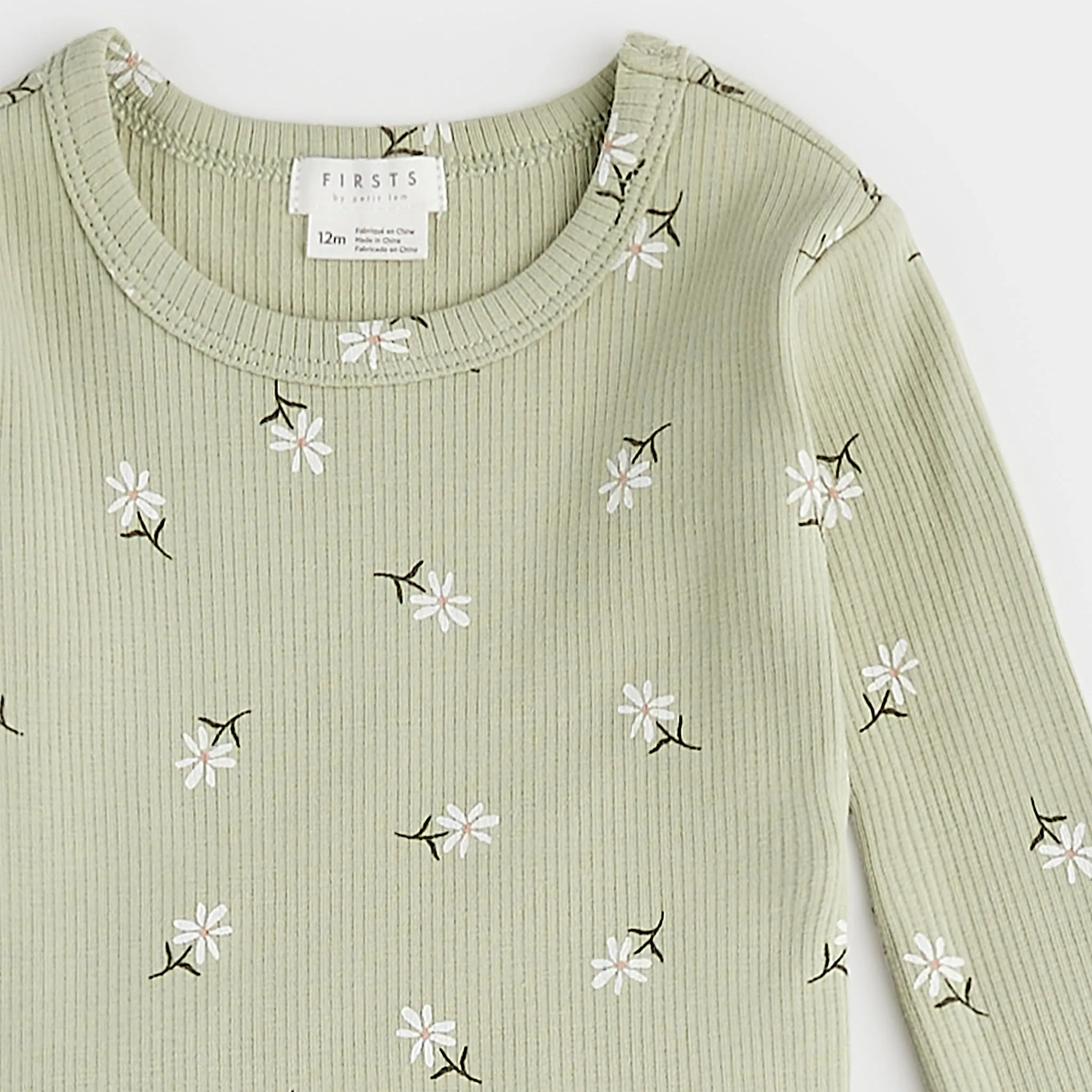 Firsts par Petit Lem Pyjama 2 Pièces Fleurs Cactus 12-24mois