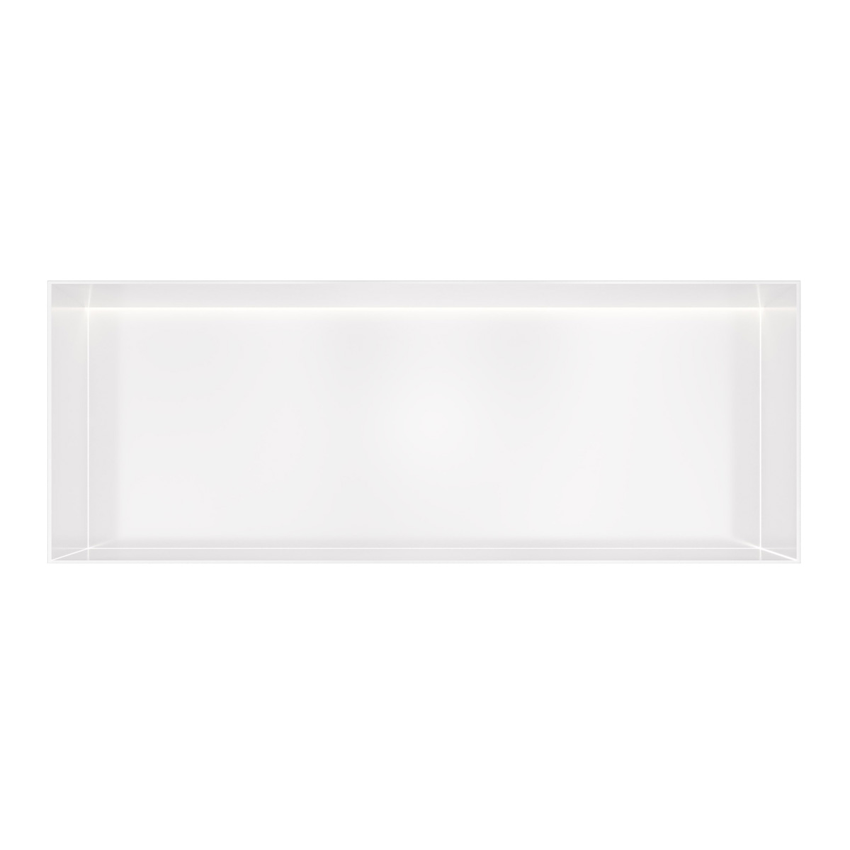 Hotbath &More frameless inbouwnis met verlichting 30x80x10cm wit mat
