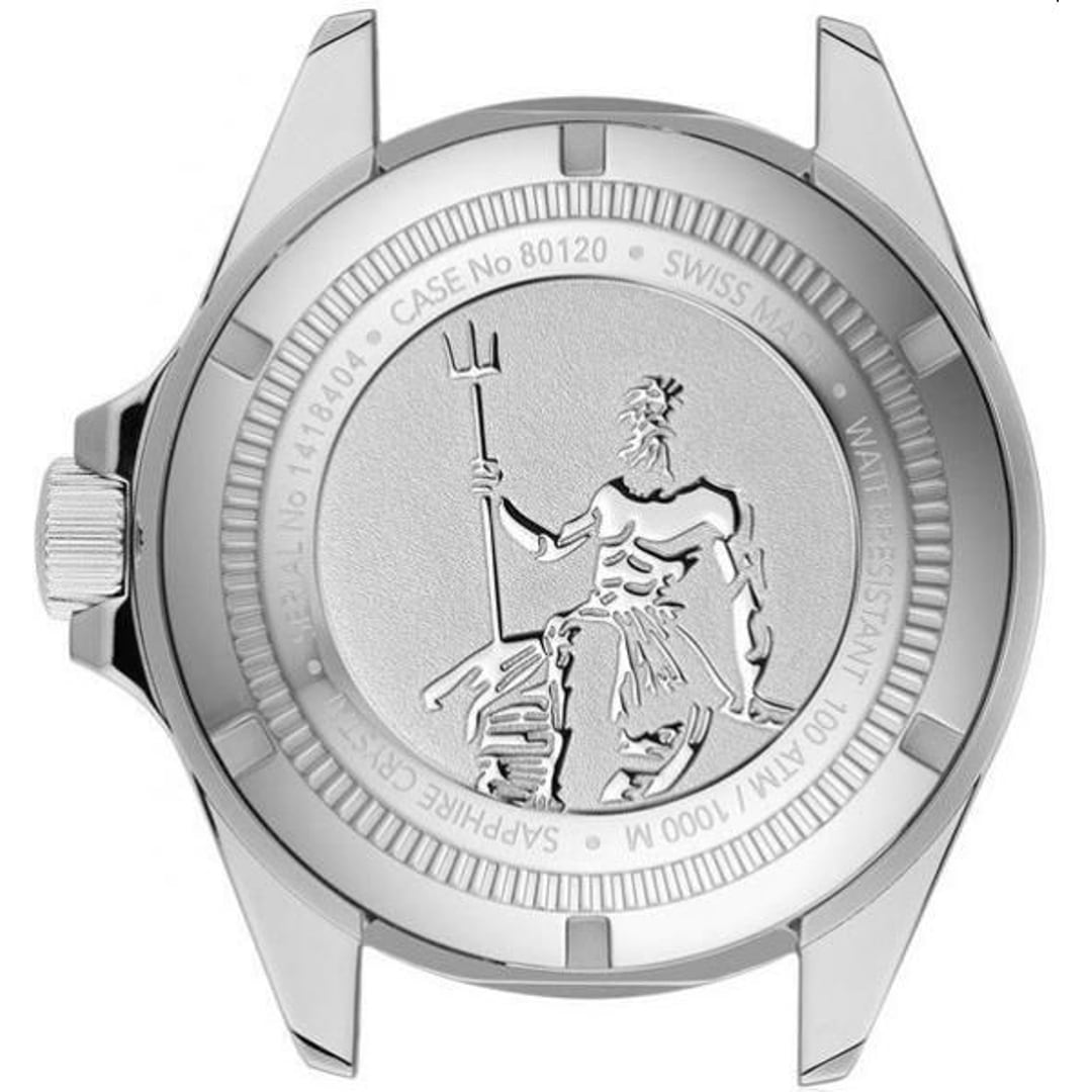 Edox Neptunian Date Automatic Blau
