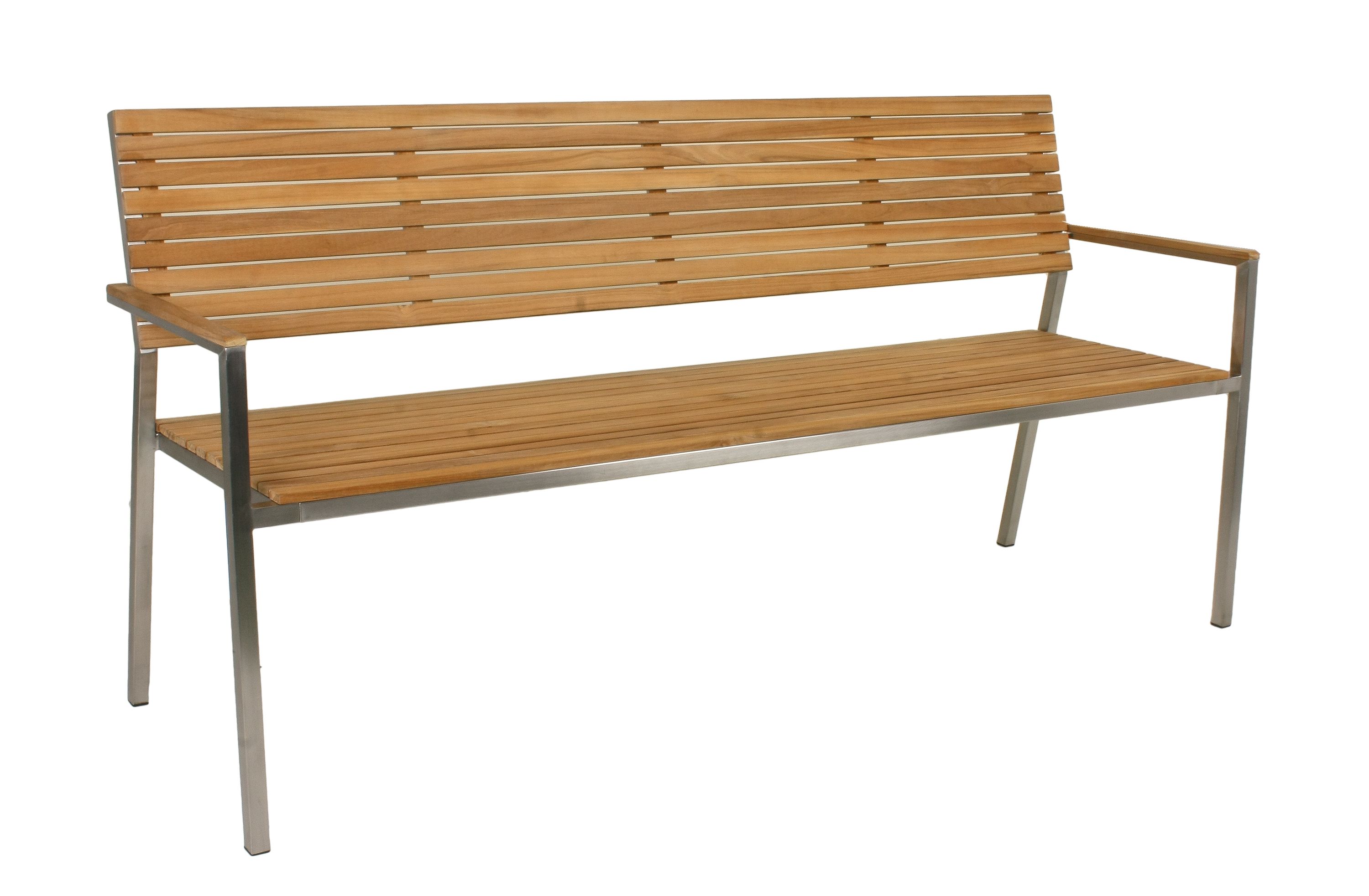 Teak Friesenbank Parkbank Gartenbank Holz Landhaus Bank Holzbank Garten Sitzbank