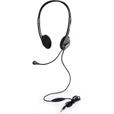 Port Designs 901603 casque Avec fil Arceau Bureau/Centre d'appels Noir