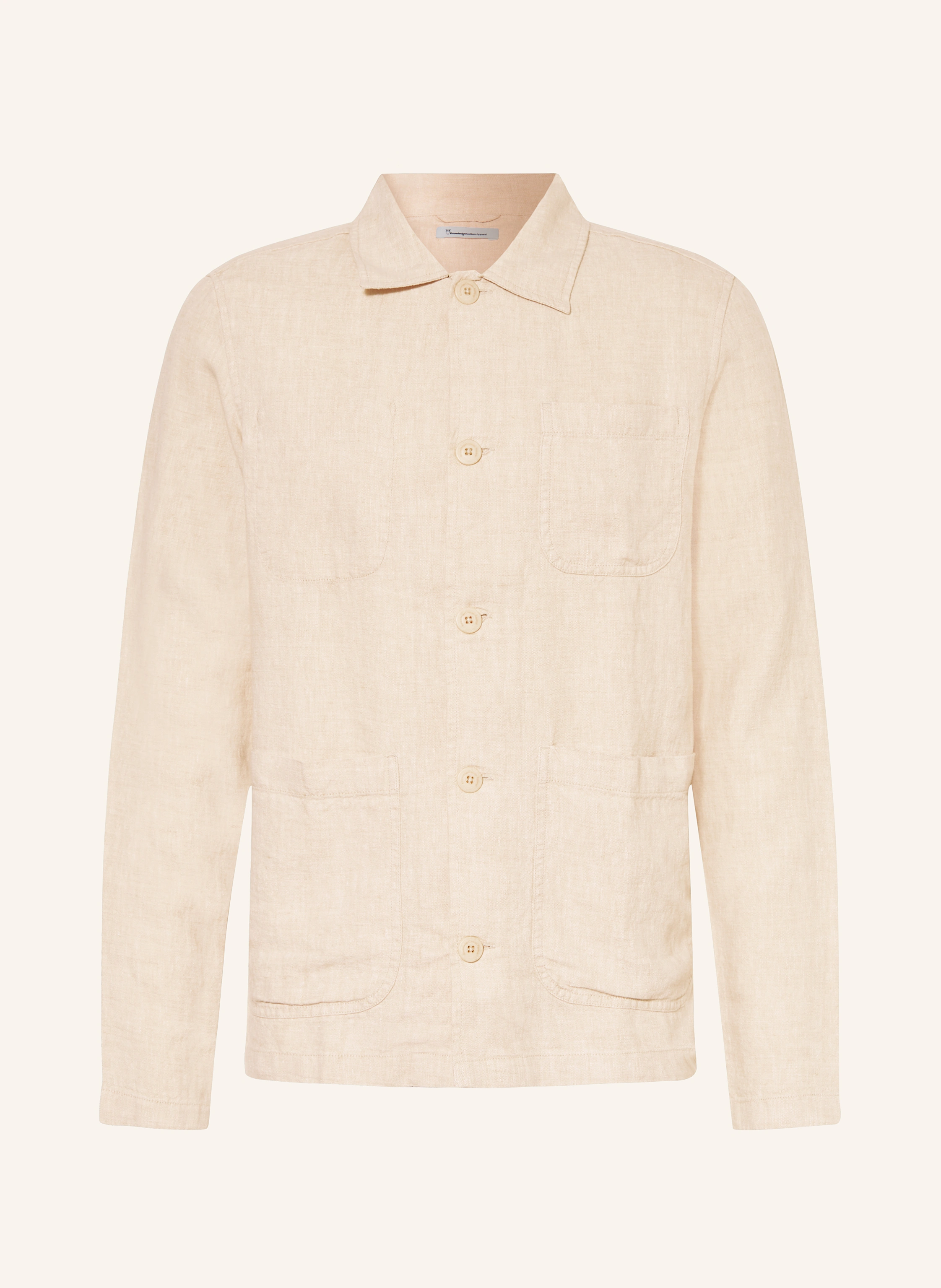 KnowledgeCotton Apparel Leinen-Overshirt