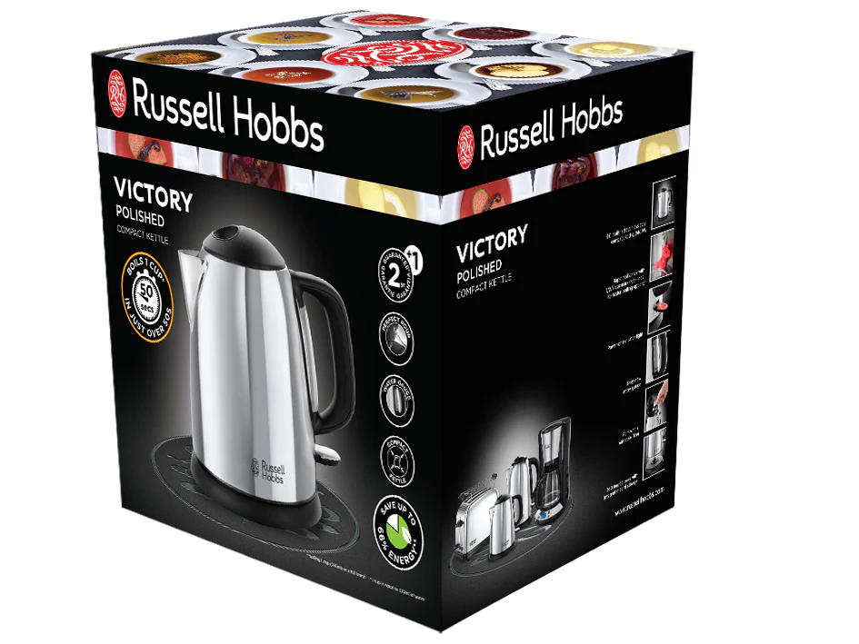 Russell Hobbs  Victory Compact elkedel, stål - 1 L.