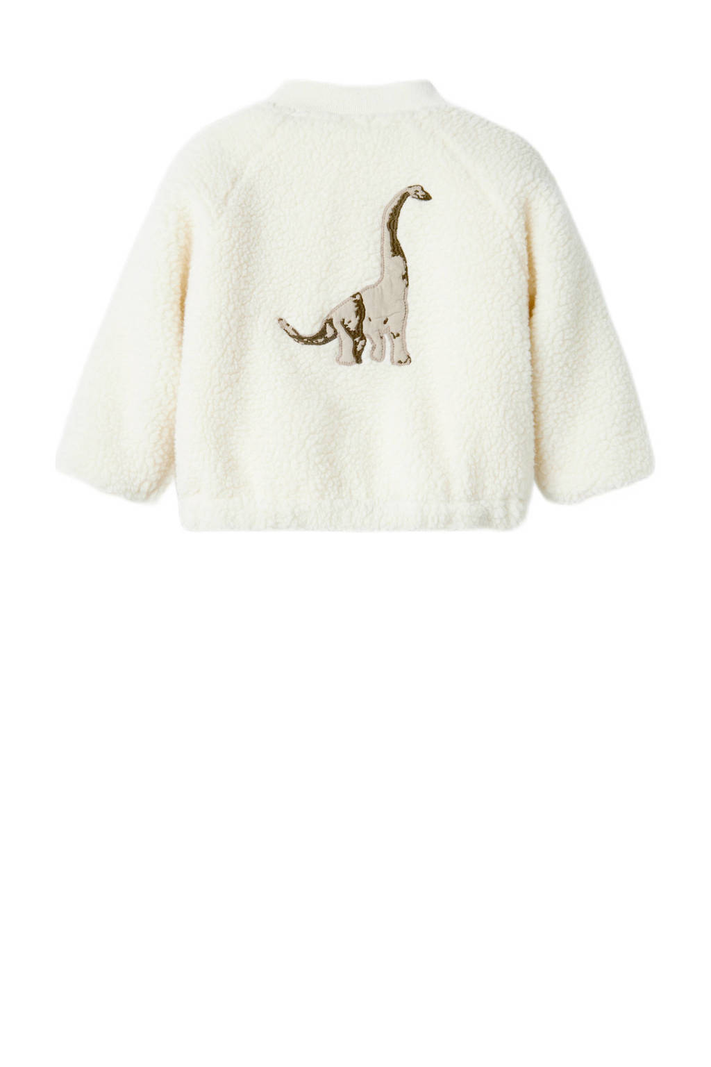 LIL' ATELIER teddy jas offwhite/dino