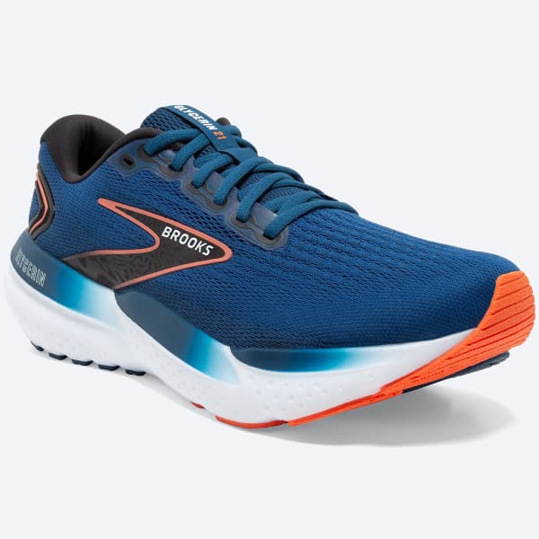 Chaussure running BROOKS GLYCERIN 21 BLUE OPAL/BLACK/NASTURTIUM