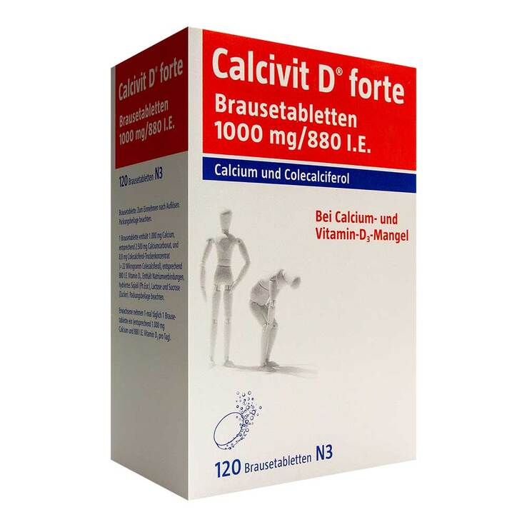 Calcivit D forte Brausetabletten, 120 St