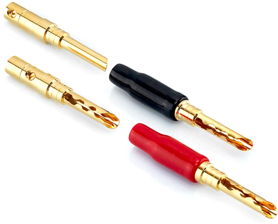 Atohm WT-MB53-G (la paire) Fiches bananes et fourches