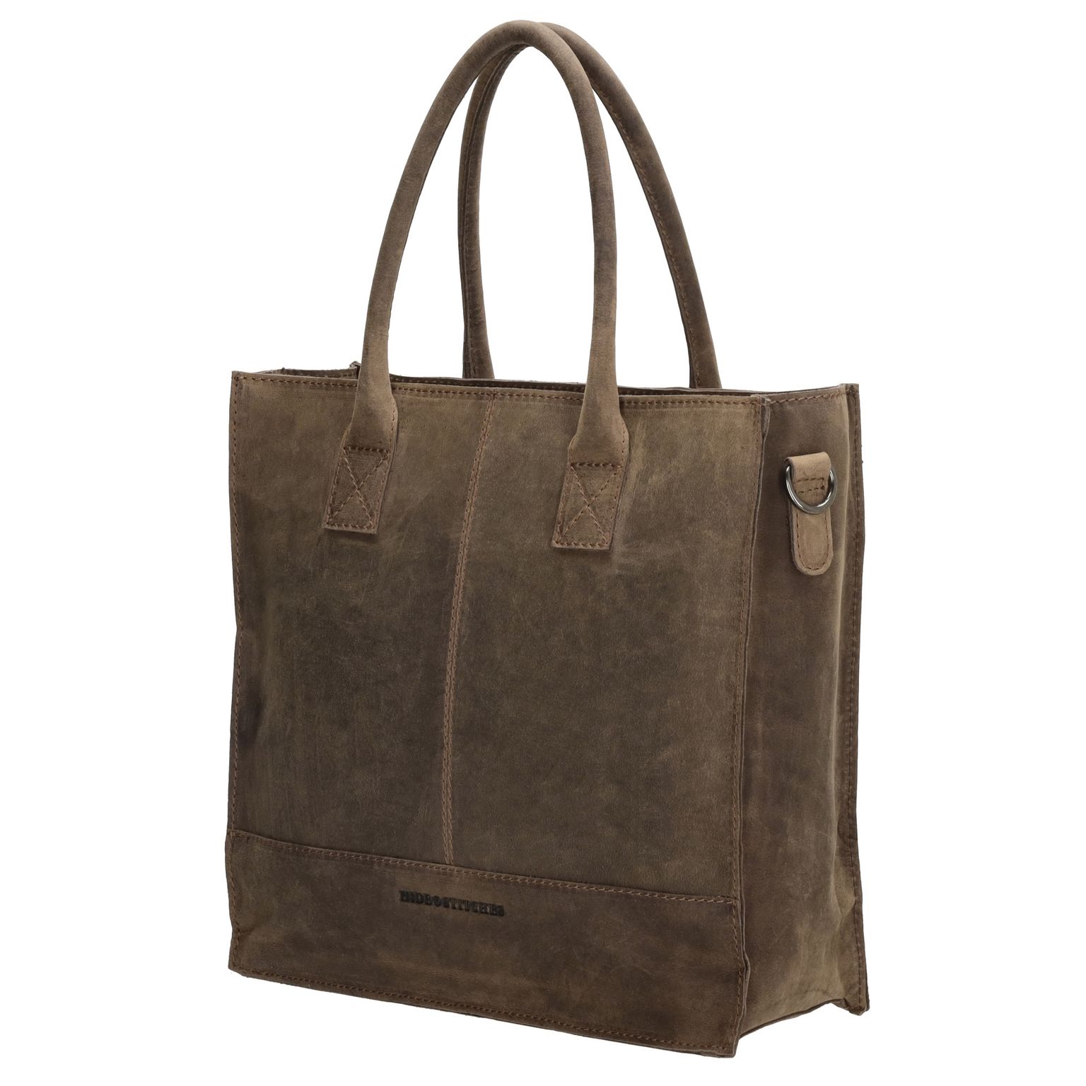Hide & Stitches Idaho Handtas Donkerbruin