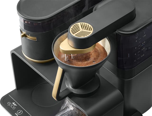 Melitta EPOS kaffemaskine MEL22212 (sort/guld)
