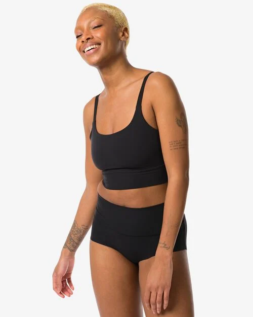 slip femme taille haute ultimate comfort noir