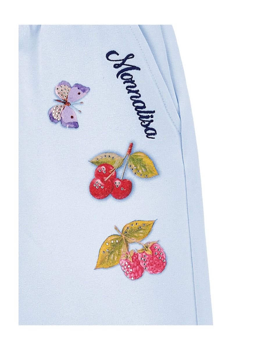 Monnalisa Cotton Sweatshirt Shorts