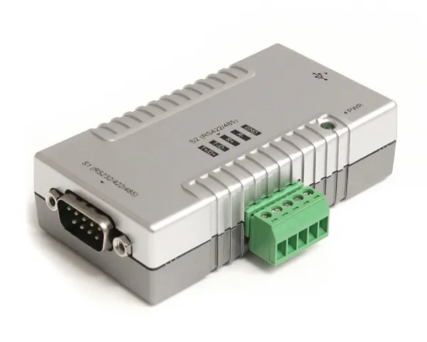 Startech.com USB auf 2x Seriell Adapter - USB zu RS232 / RS422 / RS485 Seriell Konverter (COM) - Serieller Adapter - USB 2.0 - RS-232, RS-422, RS-485 - 2 Anschl?sse - Grau (ICUSB2324852)