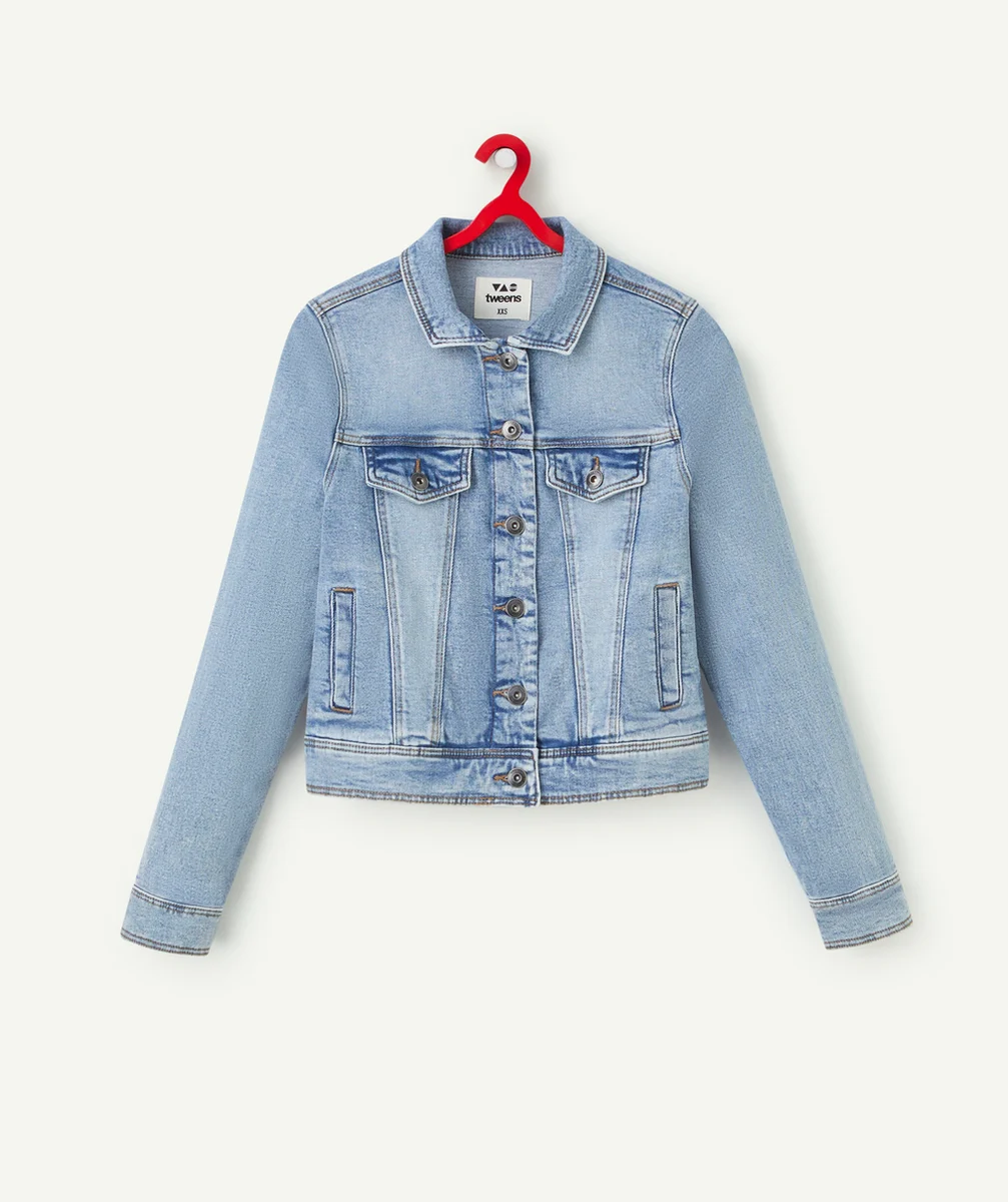VESTE EN DENIM LOW IMPACT FILLE