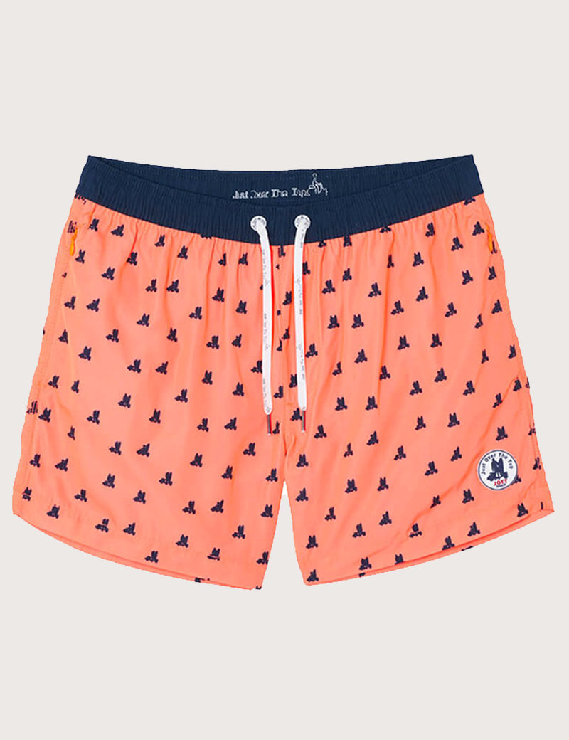 JOTT MAILLOT DE BAIN ENFANT FREJUS SURF ORANGE FLUO