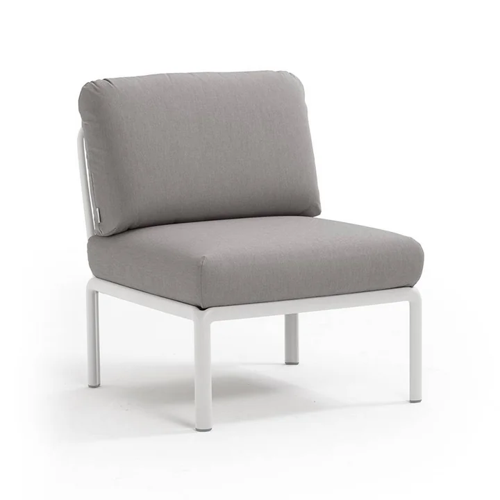 Nardi - Komodo Modulsofa Mittelelement, weiss / grau