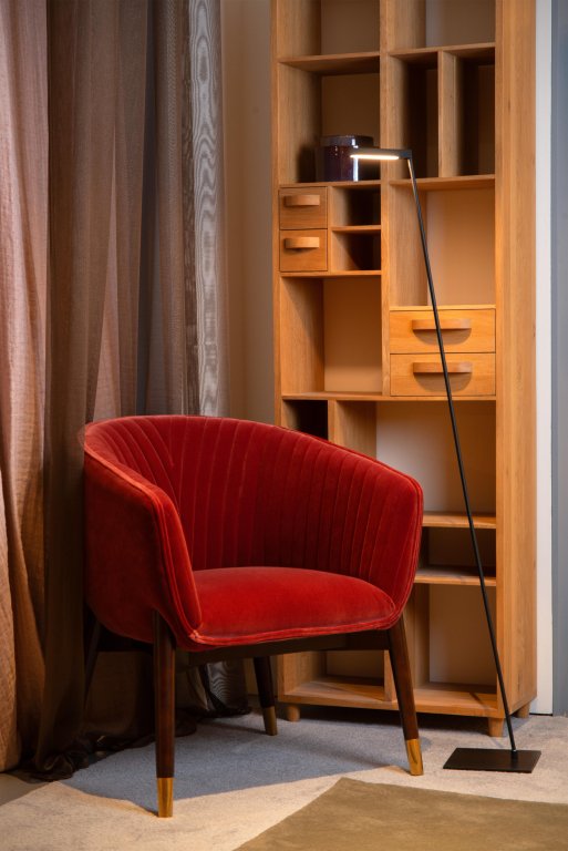 Lucide Lavale vloerlamp LED zwart