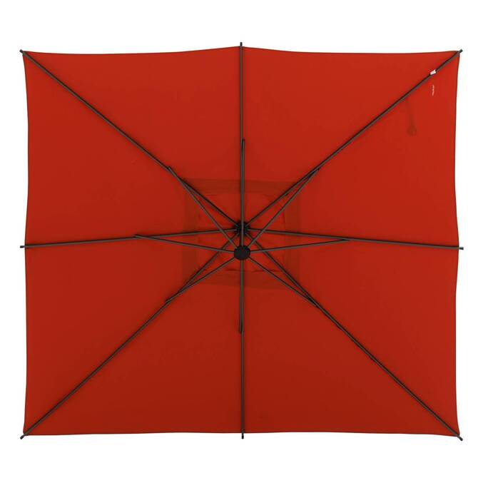 Parasol déporté carré MANOA Ambre