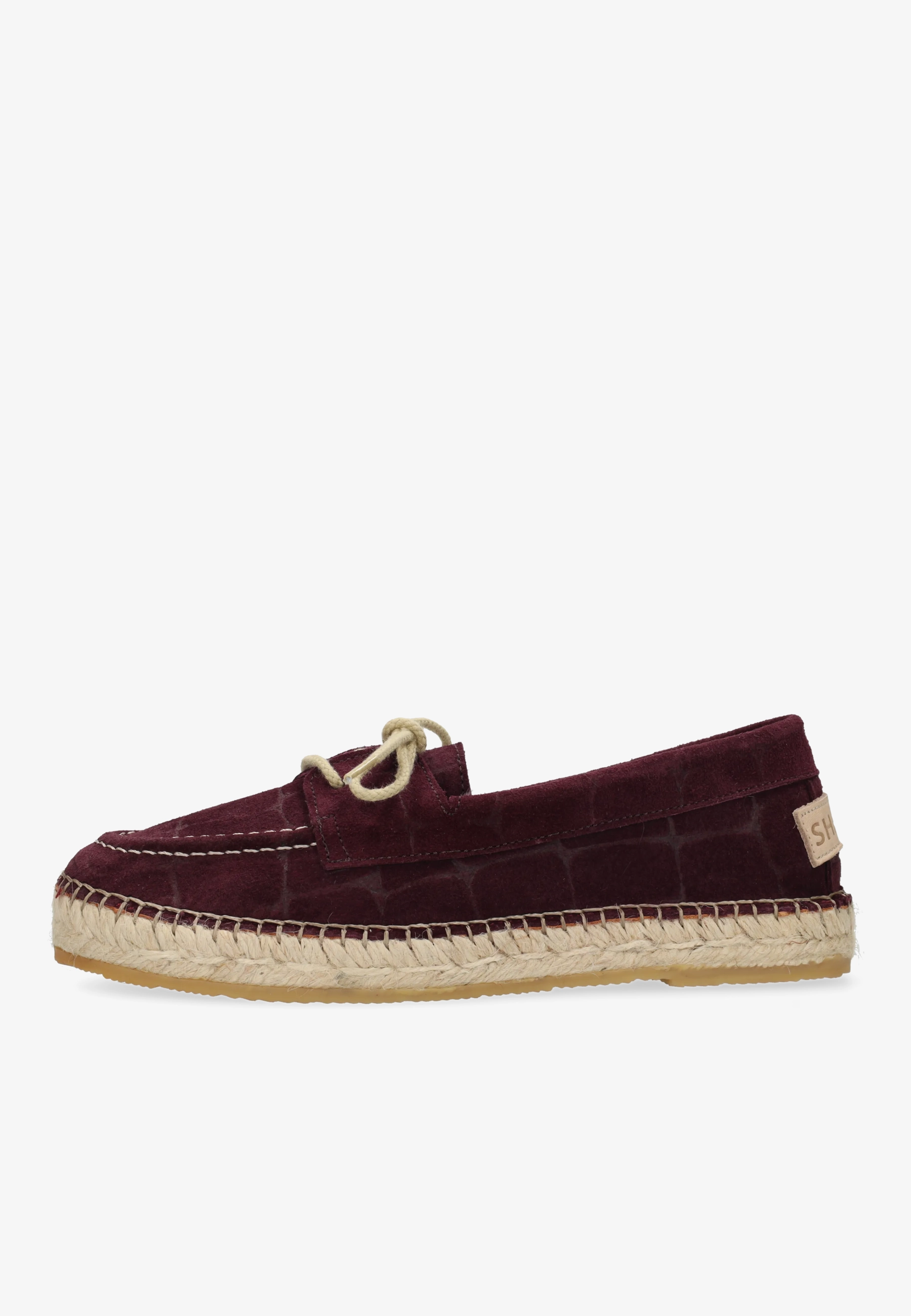ELCHE CRUISE ESPADRILLE Suede Bordeaux Red