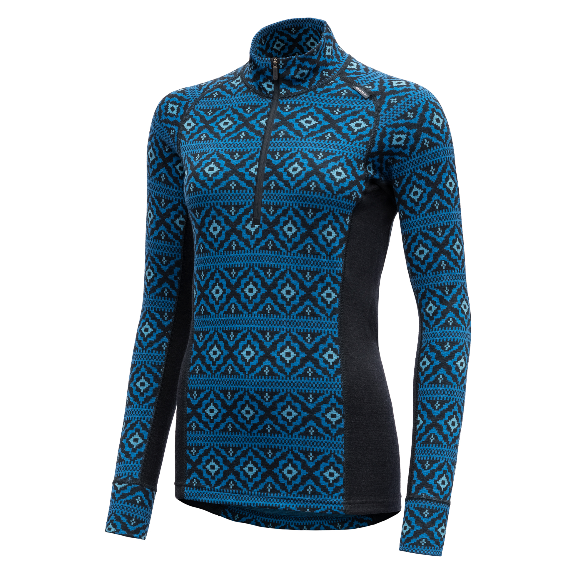 Ona Half Zip Neck Dame 284A/Ink
