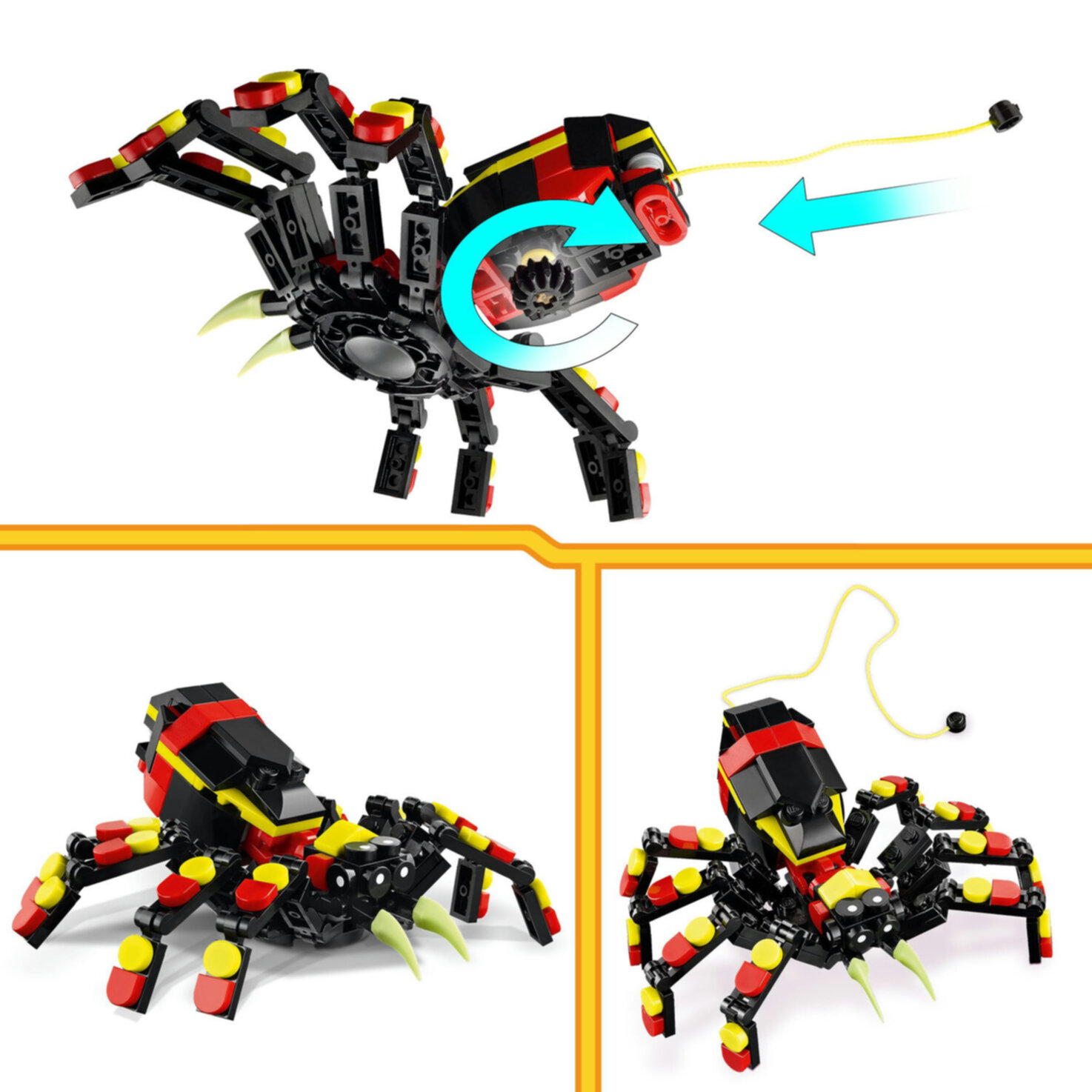 LEGO® Creator 31159 3in1 Wilde Tiere: Überraschungsspinne ab 7 Jahren