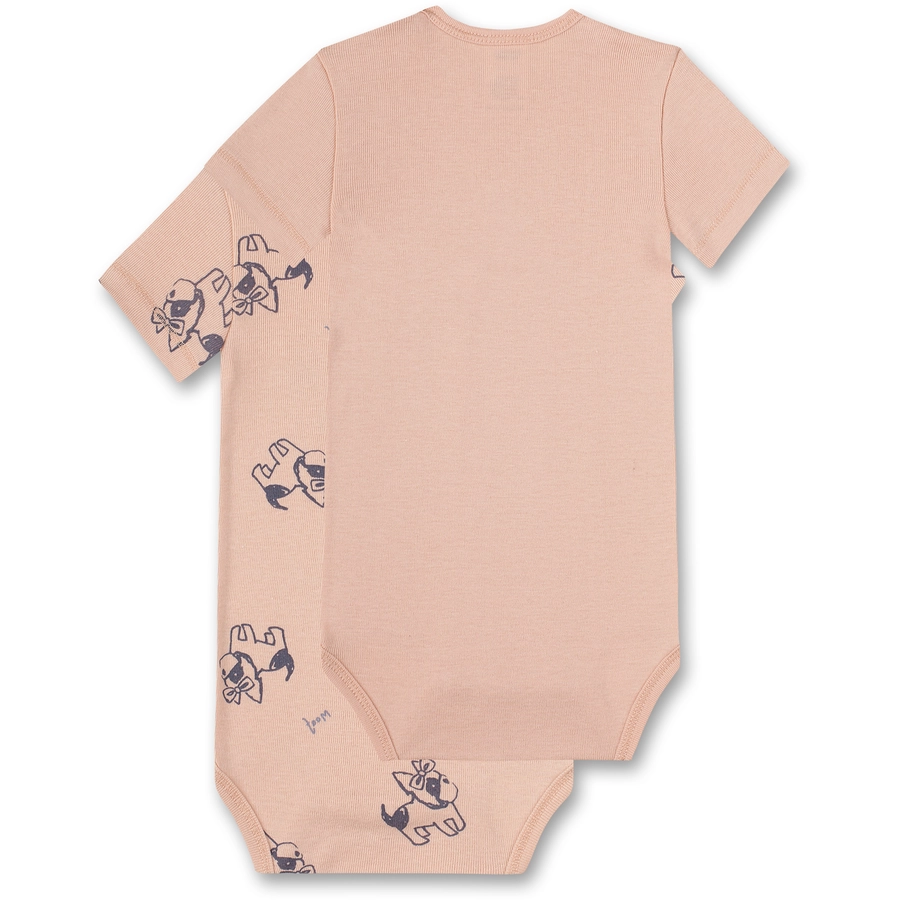 Sanetta Body Doppelpack Hund rosa