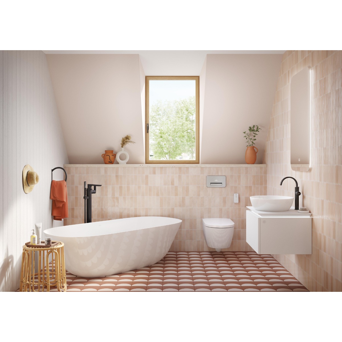 Villeroy & Boch ViClean douche wc randloos met softclose zitting wit glans