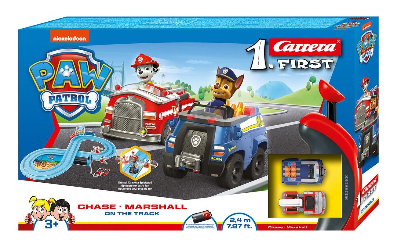 PAW Patrol Carrera First Chase and Marshall on the