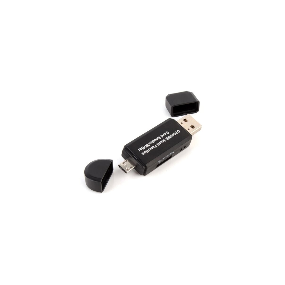 4 i 1 Minneskortleser med USB & MicroUSB
