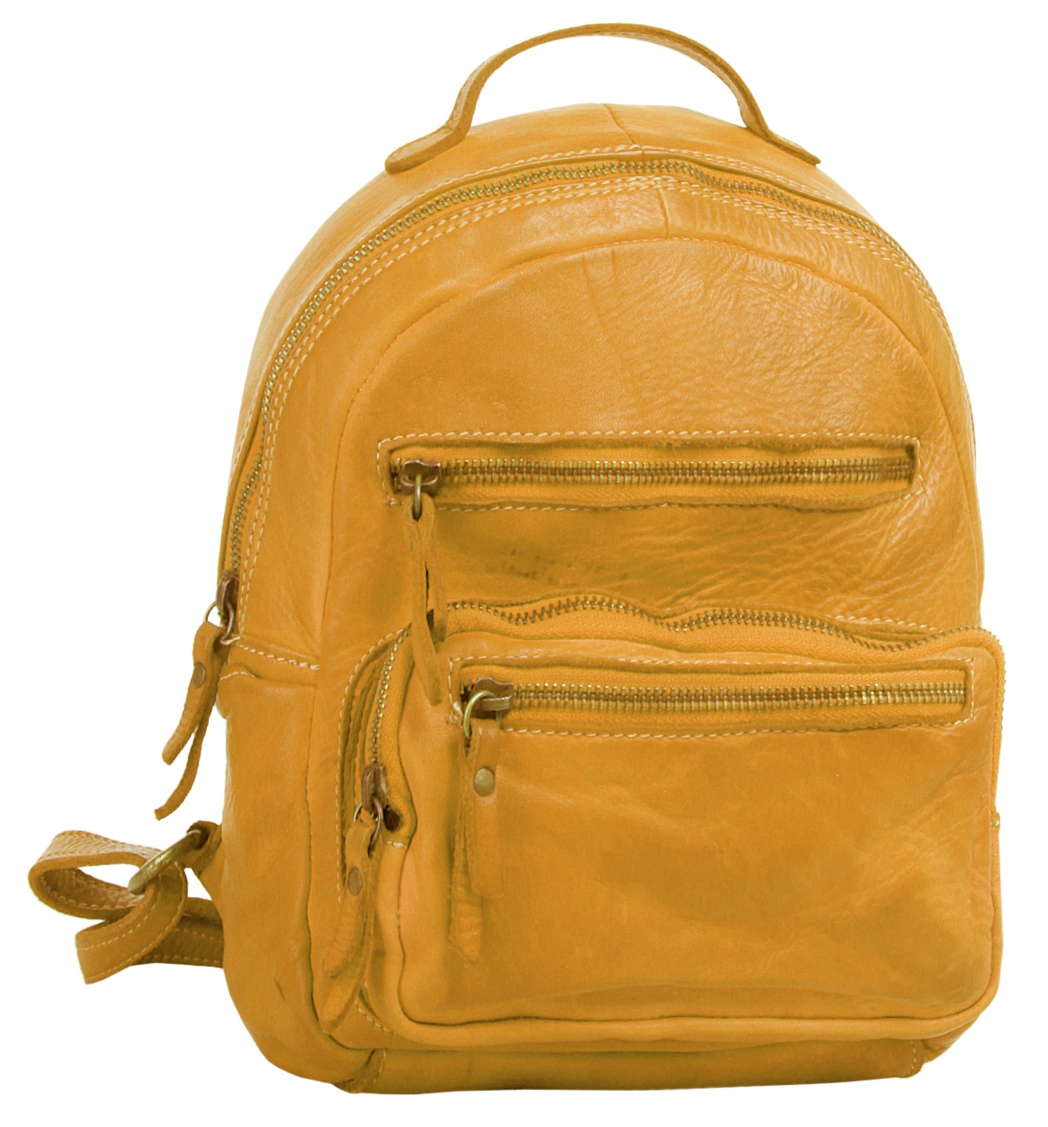 Cluty Cityrucksack echt Leder, Made in Italy