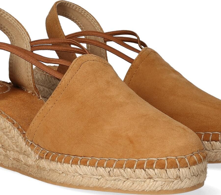 Toni Pons Tremp Dames Espadrilles Sleehak Bruin Suède