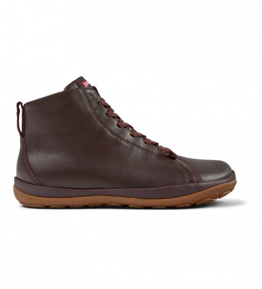 Botas Camper Peu Pista GM em couro marrom