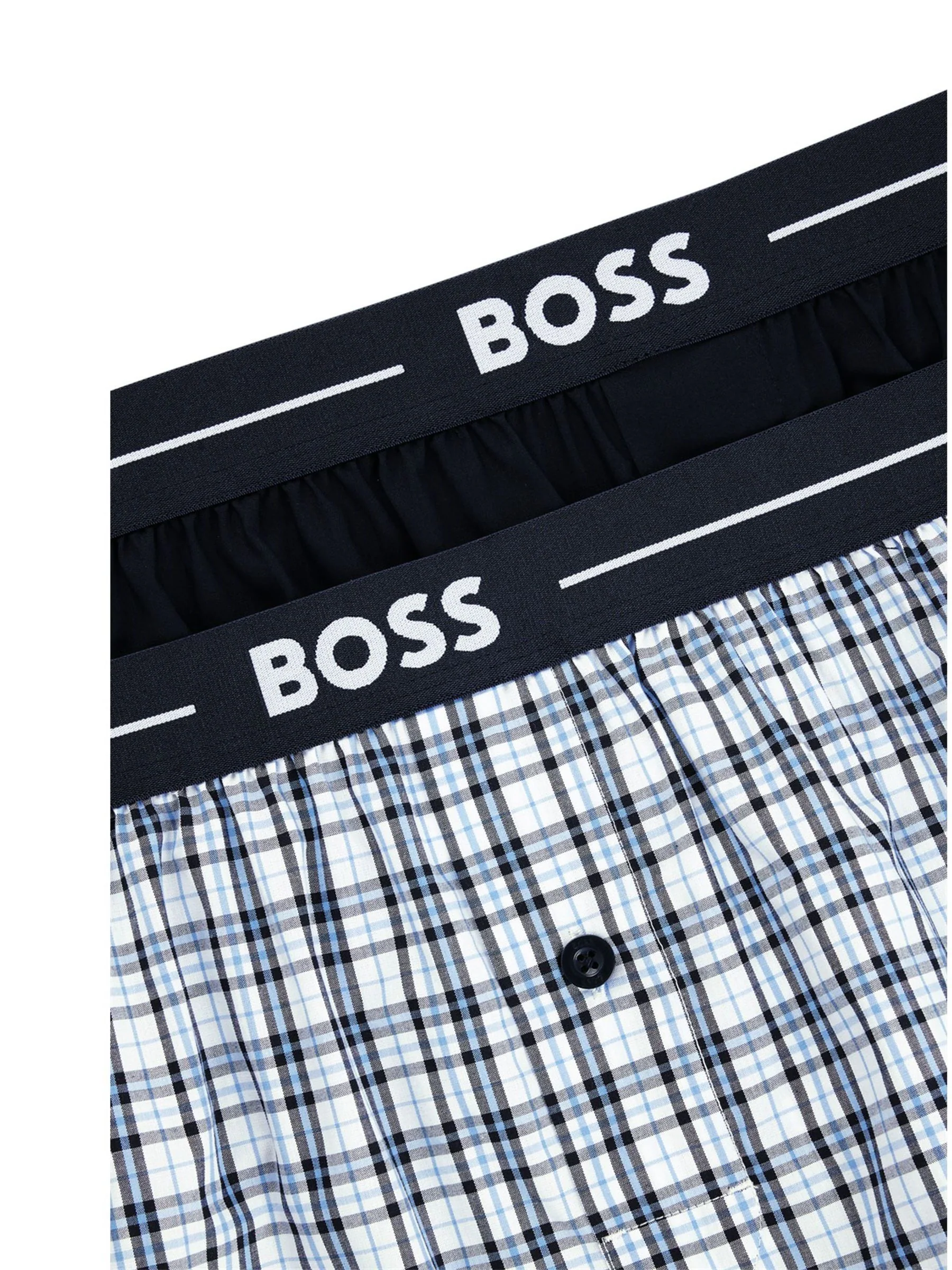 BOSS 100% Cotton Lounge Jersey Shorts 2 Pack