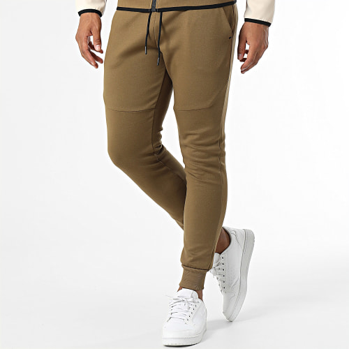 Ensemble De Survetement Vert Kaki Beige Clair