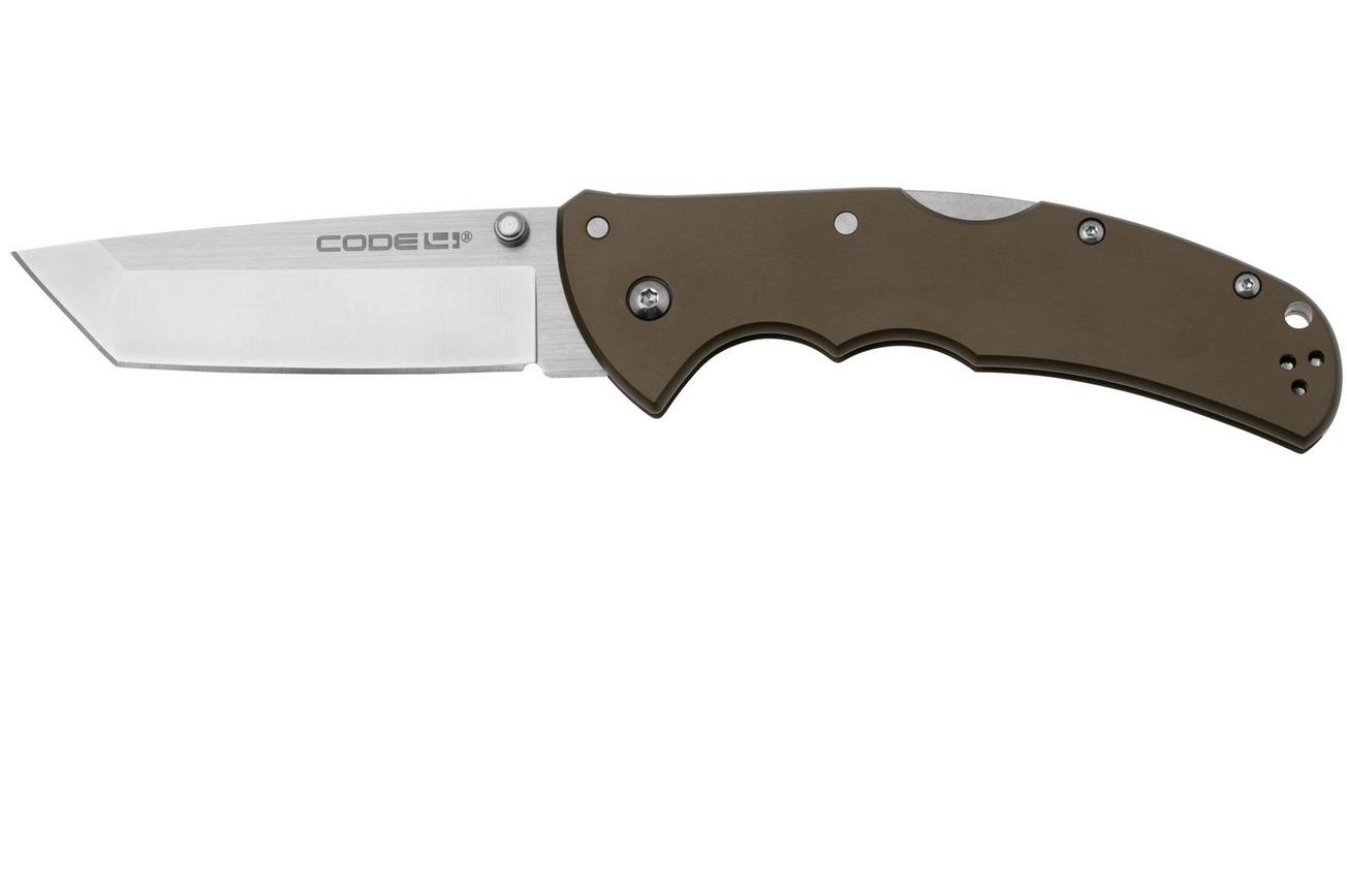 Cold Steel Code 4 Tanto 58PT CPM S35VN plain edge, zakmes