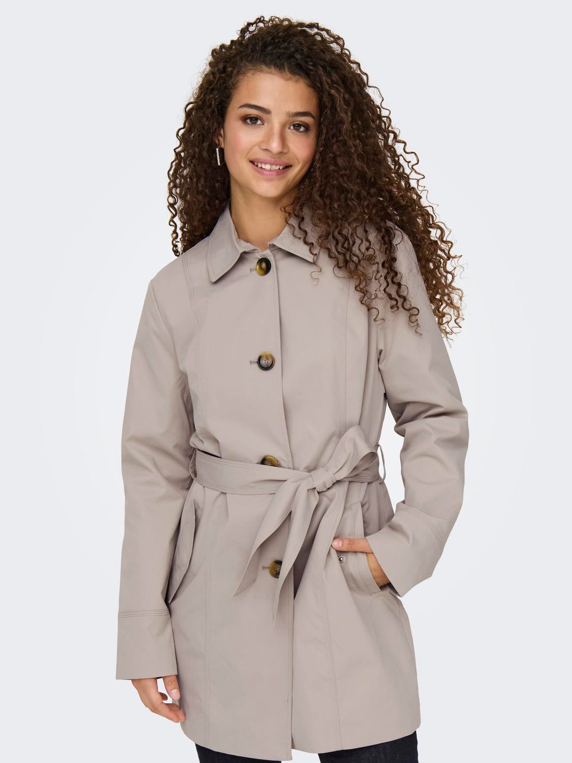 JDYISADORA Trenchcoat Chateau Gray