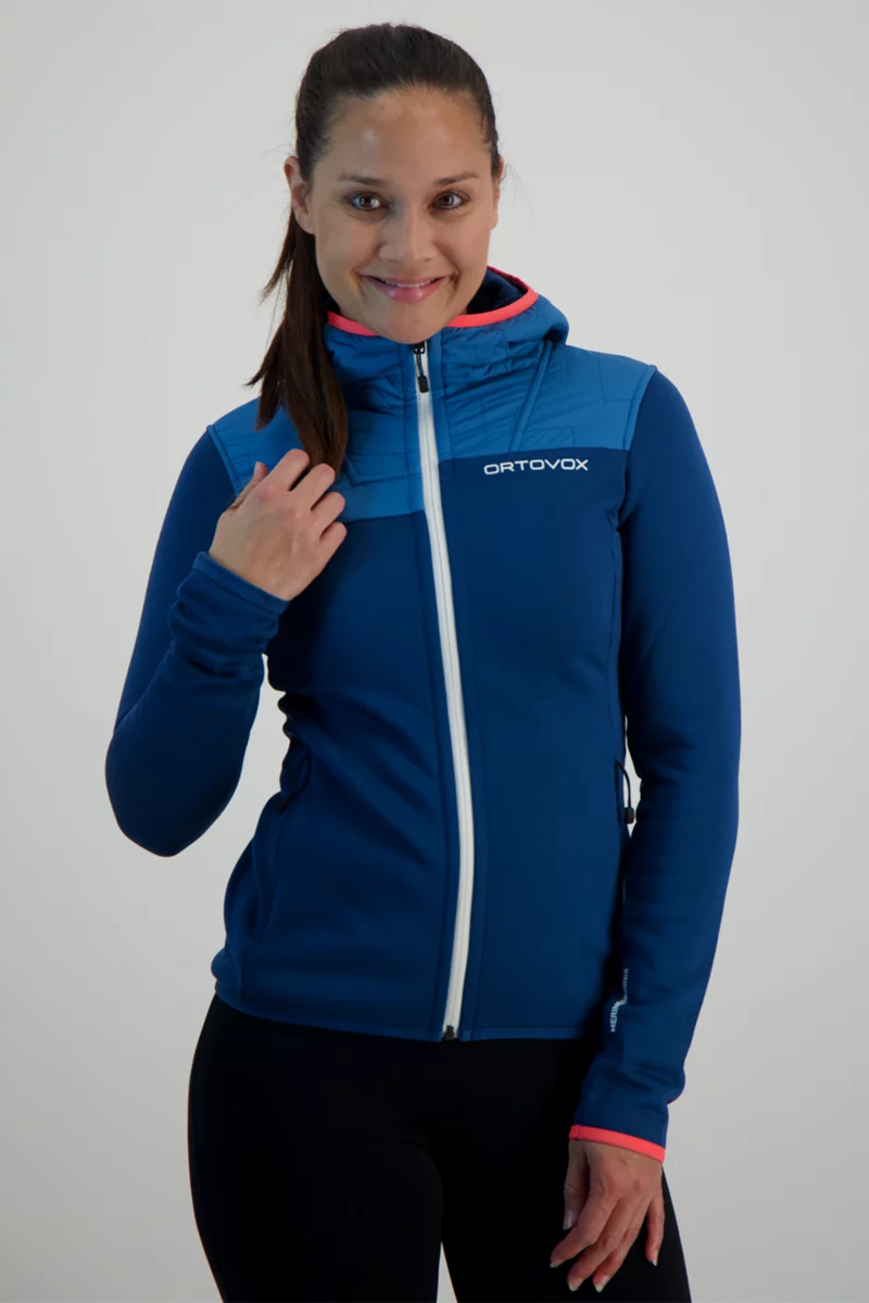 Ortovox Fleece Plus Hoodie Damen Midlayer