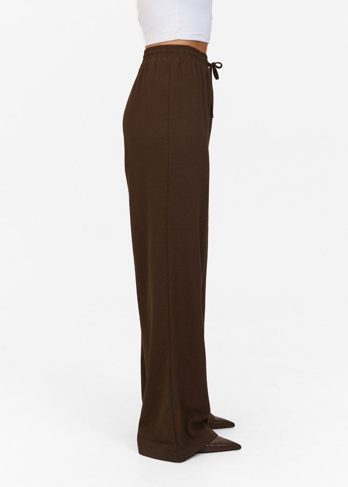 Annelieke broek choco bruin