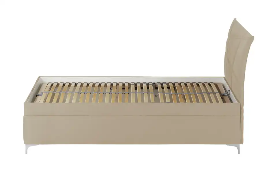 Polsterbett Lauren Beige 140 cm