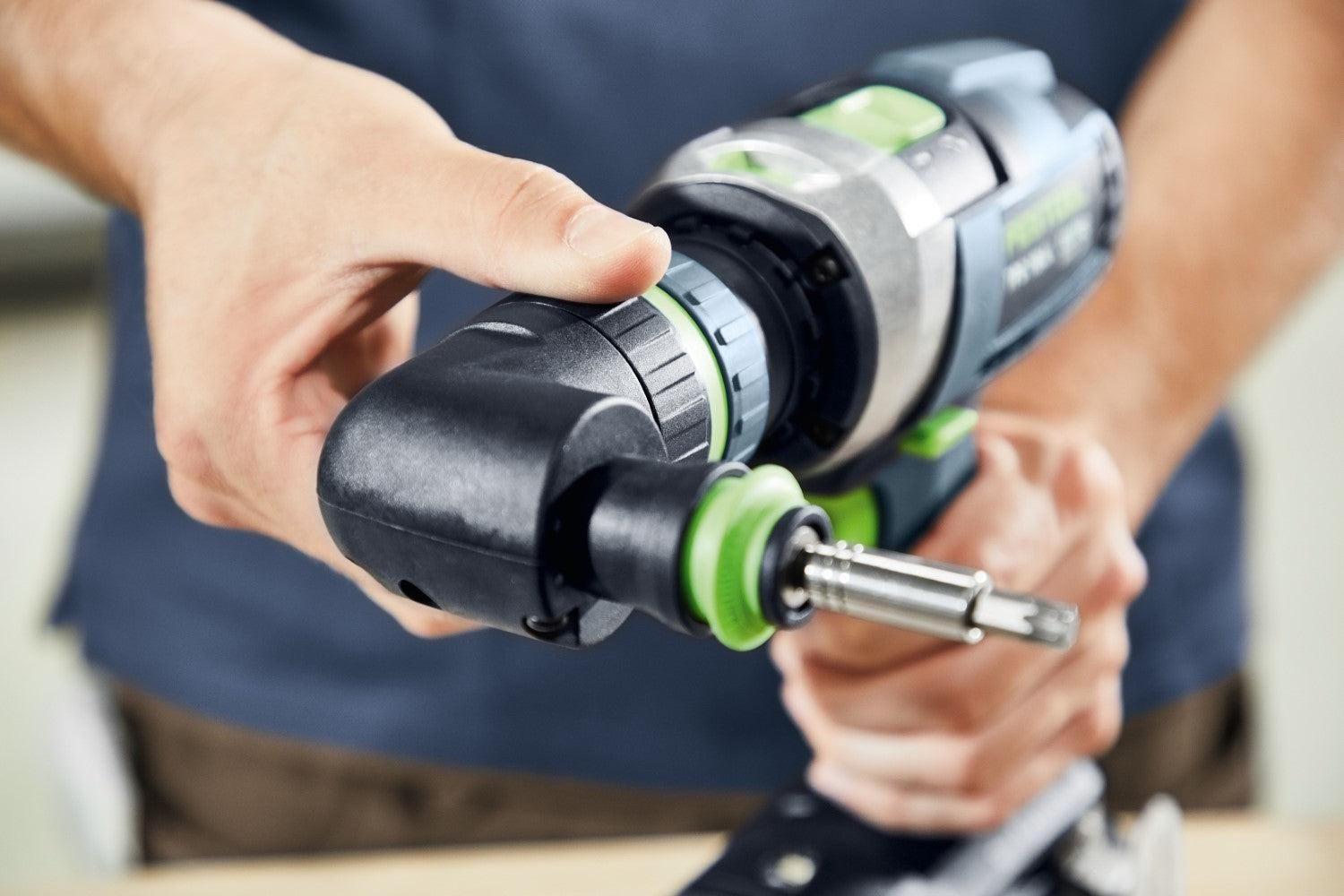Festool TDC 18/4 5,0/4,0 I-Set QUADRIVE Accu Schroefboormachine 18V 4.0/5.0Ah    1x Hulpstuk in Systainer - 577612
