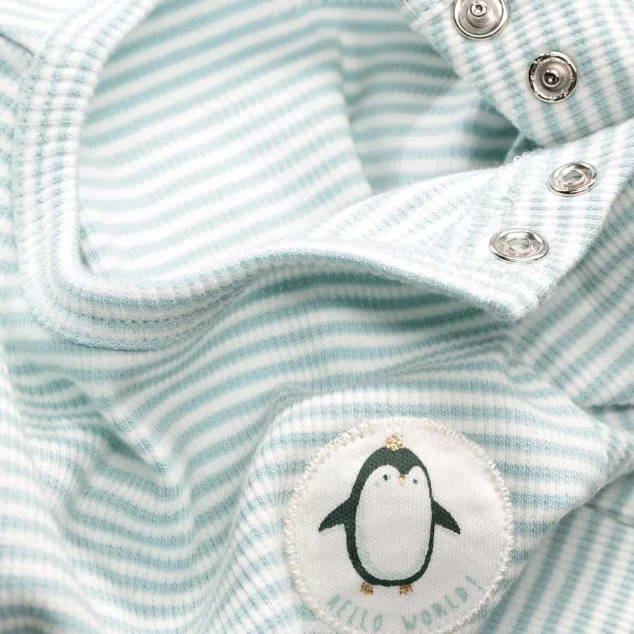 STACCATO Shirt aqua sky gestreift