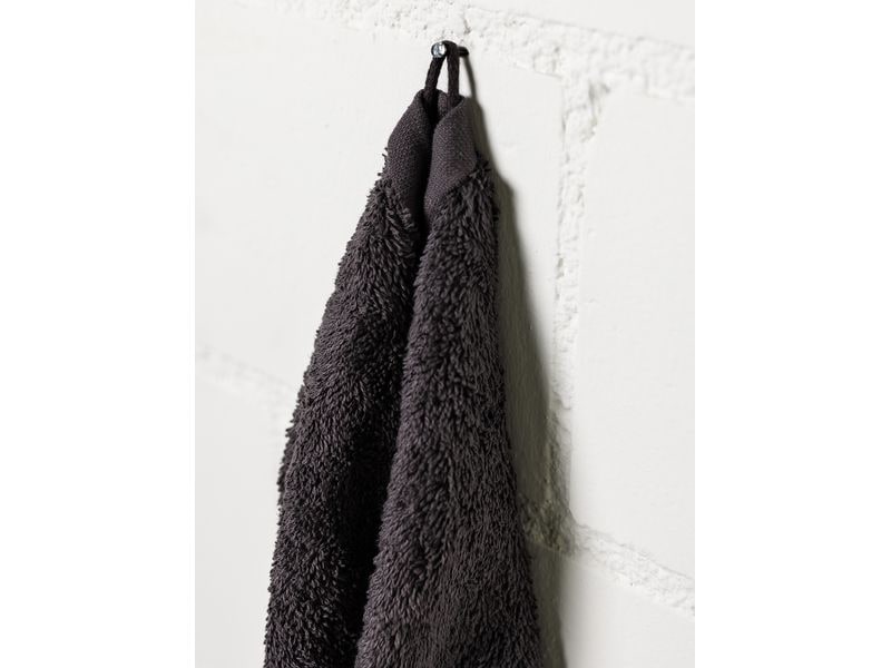 COCON Duschtuch 70 x 140 cm, Anthrazit Weiches Frotteetuch