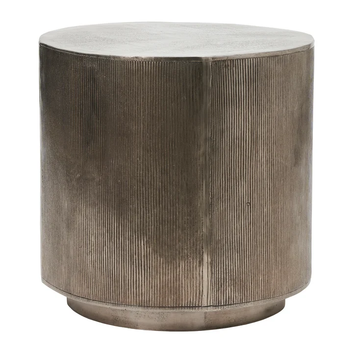House Doctor - Rota Beistelltisch H 50 cm, silber gebürstet