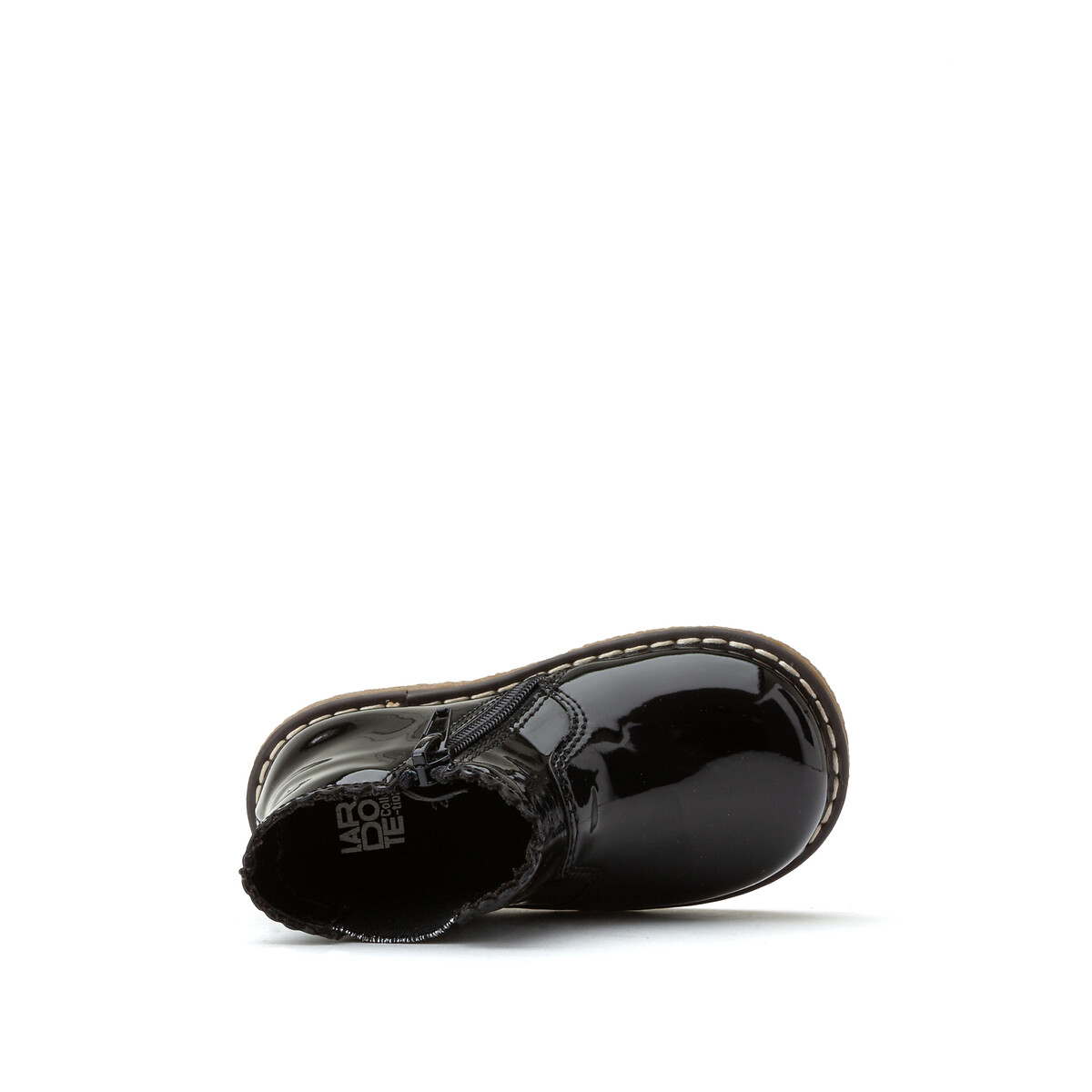 COLEÇÃO LA REDOUTE<br>Botas de cano curto pintadas com zíper